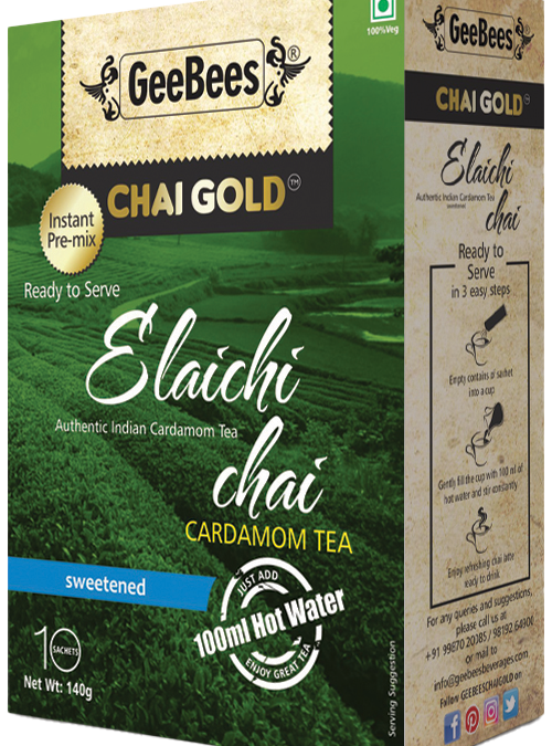 Elaichi tea premix, Geebees chai gold